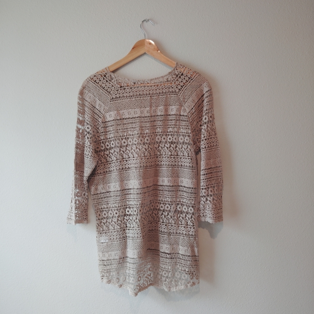 CATO Crochet Oversized Blouse - Picture 6 of 7